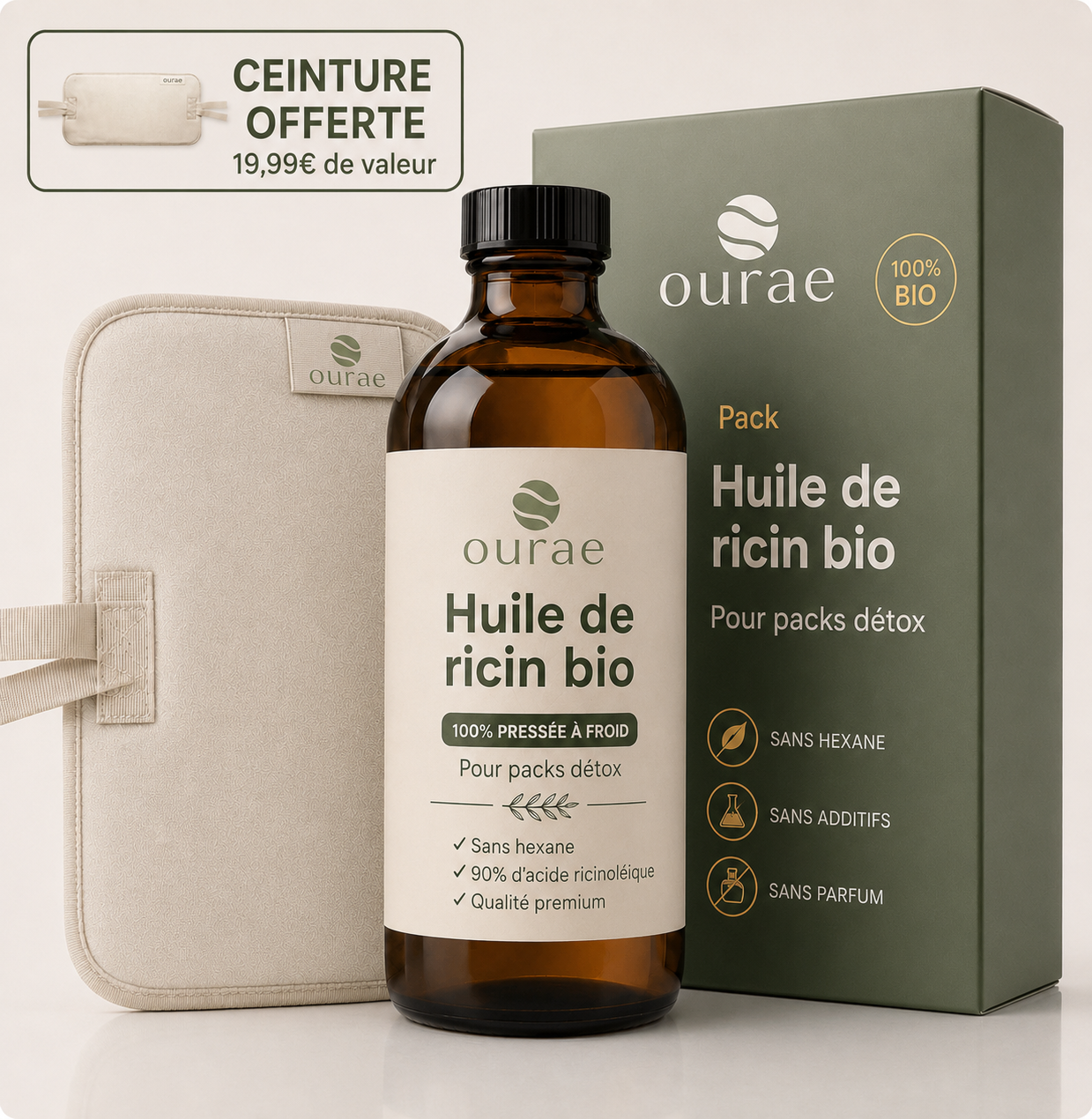 Routine détox à l'huile de ricin