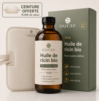 Routine détox à l'huile de ricin