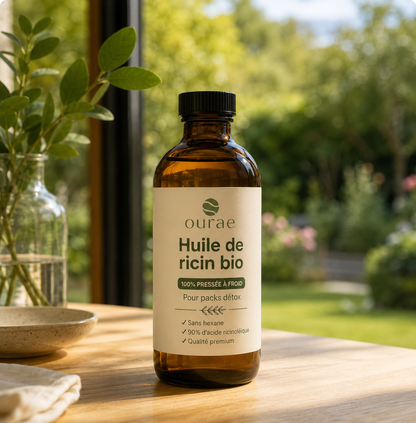 Routine détox à l'huile de ricin