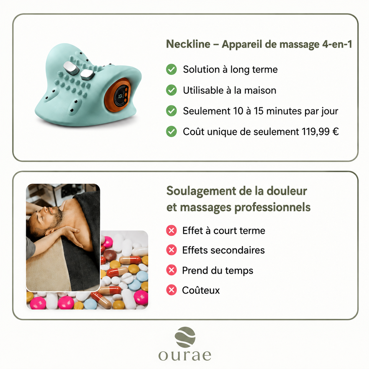 Masseur Cervical 4-en-1