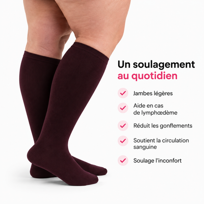 Chaussettes de compression en bambou