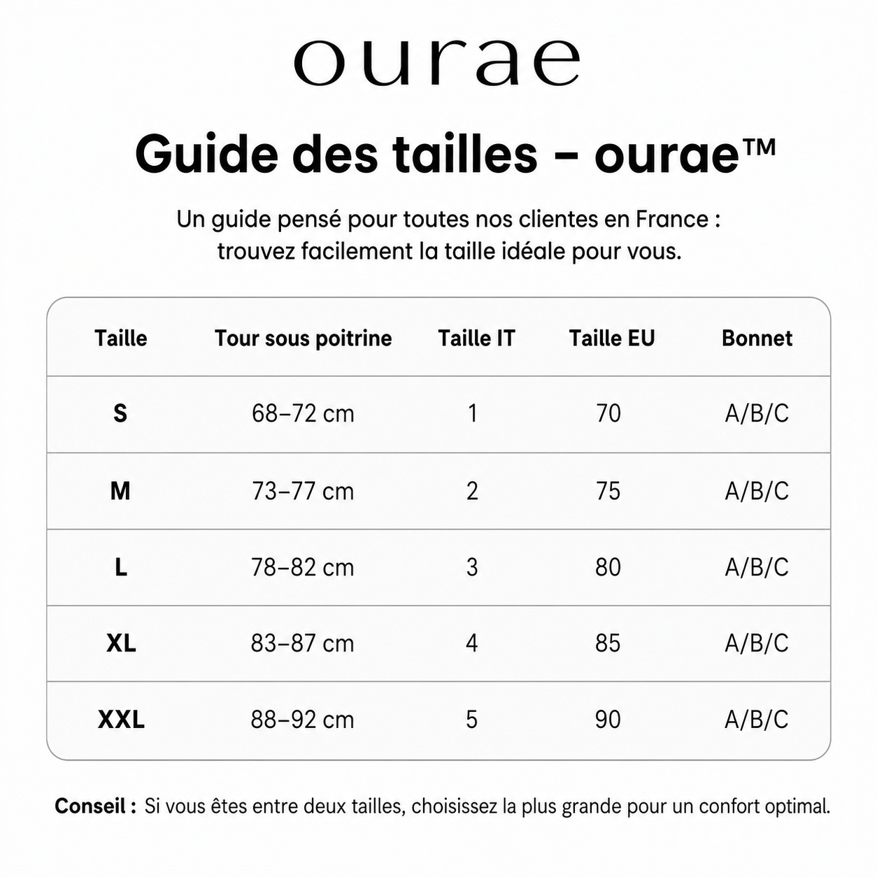 Ourae™ Soutien-Gorge Bandeau Invisible