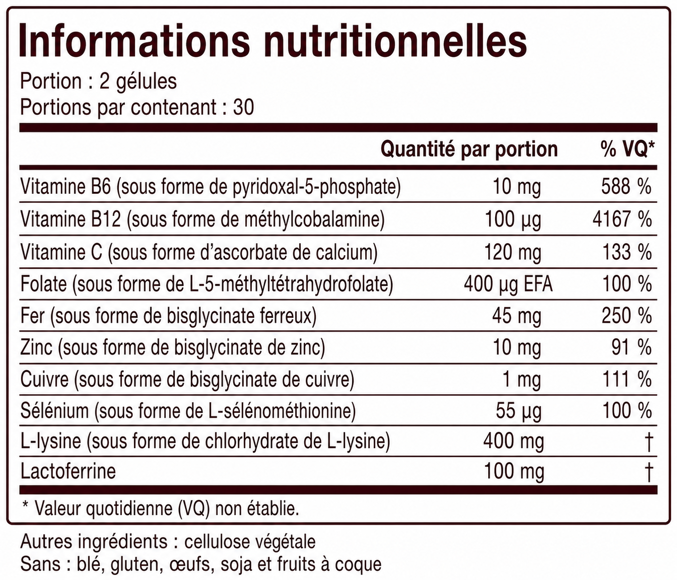 Complexe Ferritine Éclat