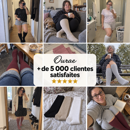 Chaussettes de compression en bambou