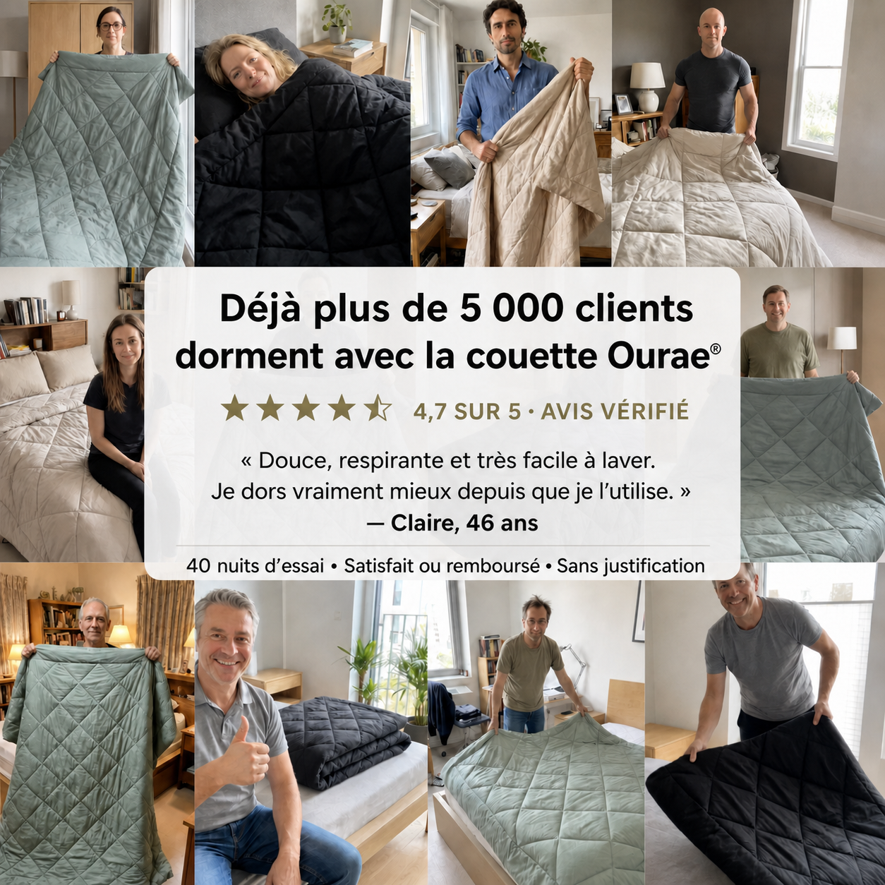 Peasy Sleep® Couette 2-en-1 Élimination du drap