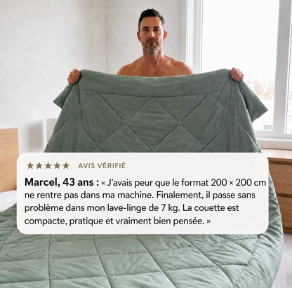 Peasy Sleep® Couette 2-en-1 Élimination du drap