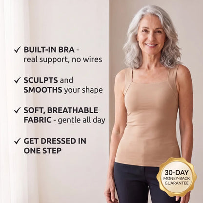 Débardeur Ourae™ Maintien Intégré & Confort Absolu