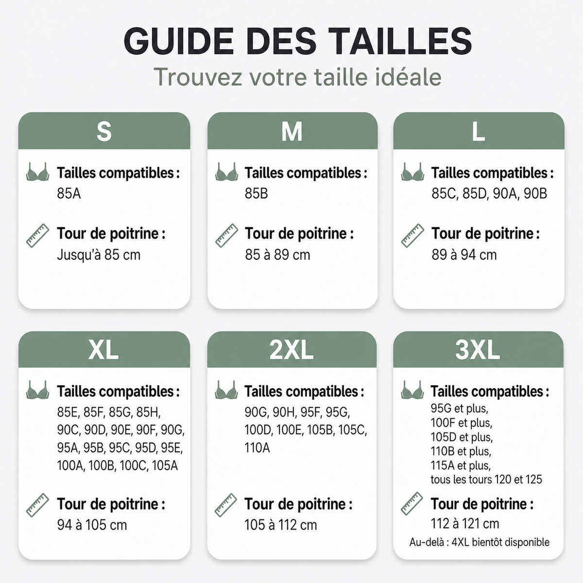 Guide des tailles Ourae Debardeur